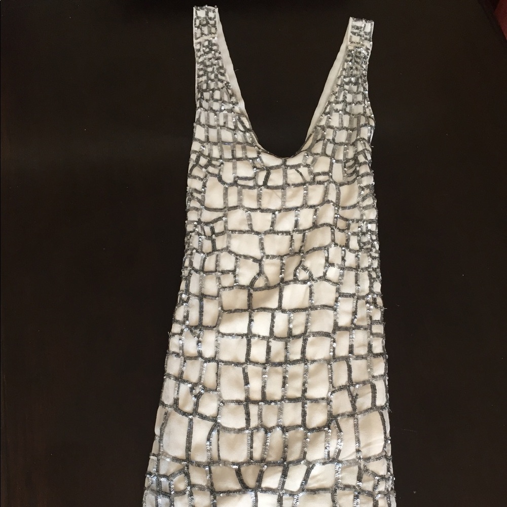 Reiss - Absolutely Gorgeous, silver sequined dress